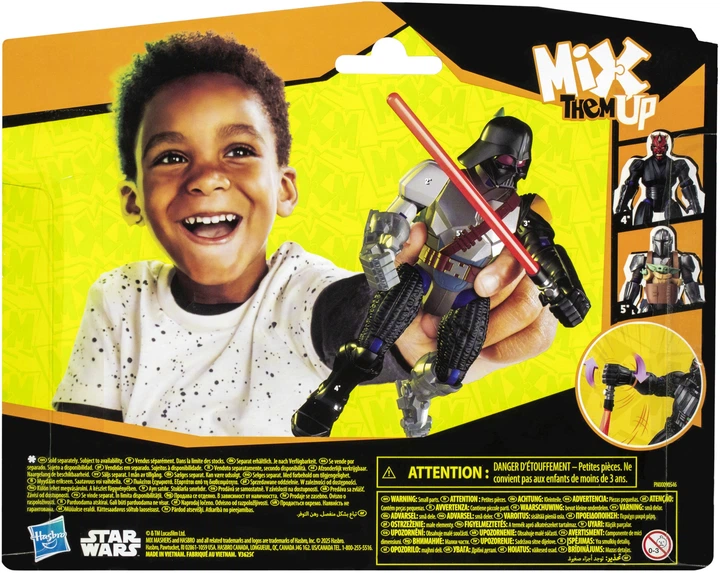 Іграшка-фігурка Hasbro MixMashers Star Wars Дарт Вейдер 12 см (F9481_G0299) - зображення 6