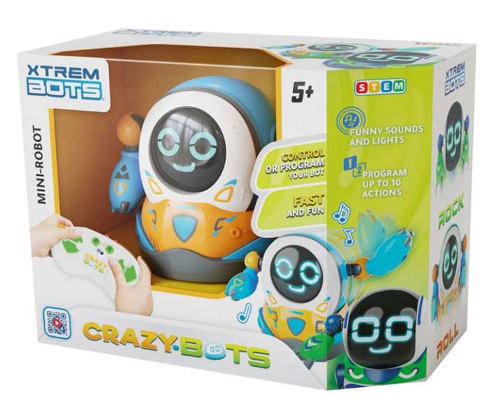 Робот на радіокеруванні Xtrem Bots Crazy Bots Roll (3803236) (8436598032369) - зображення 1