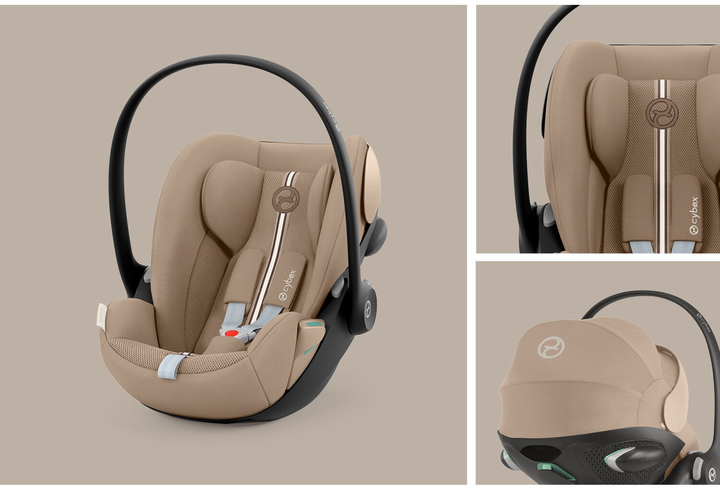 Fotelik samochodowy Cybex Cloud G i-Size Plus Almond Beige Gold 2024 (4063846478910) - obraz 8