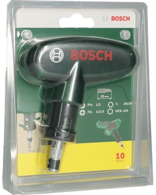 Набір біт Bosch Pocket 10 шт (3165140416283) - зображення 1