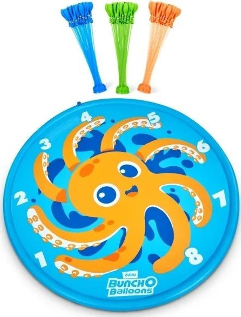 Mata wodna Zuru Bunch O Balloons Octopus Splash Pad z ponad 100 samozamykającymi się balonami wypełnionymi wodą, które można szybko napełnić 56591 (4894680029613) - obraz 3