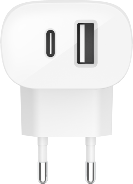 Мережевий зарядний пристрій Belkin BoostCharge Dual Wall Charger PPS 37W White (WCB007VFWH) - зображення 4