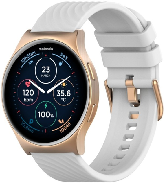 Смарт-годинник Motorola Moto Watch 120 44mm Rose Gold (4895222700687) - зображення 1