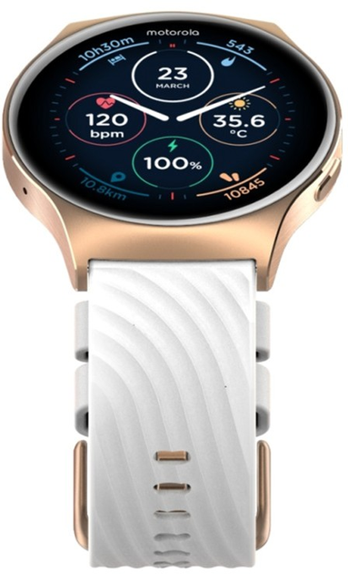 Смарт-годинник Motorola Moto Watch 120 44mm Rose Gold (4895222700687) - зображення 6