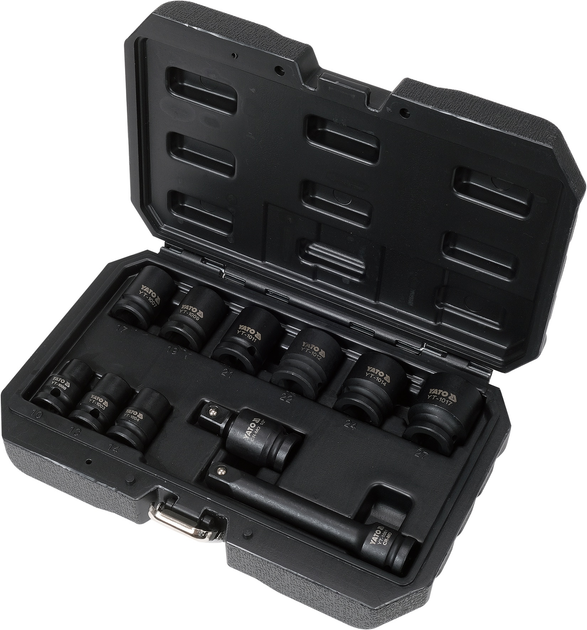Zestaw nasadek udarowych Yato YT-10255 1/2" 11 elementów (5906083104411) - obraz 2
