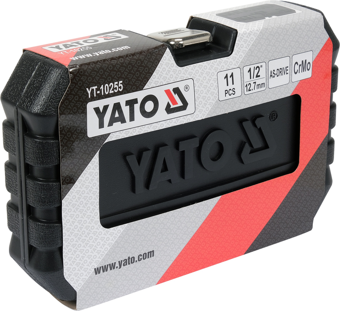 Zestaw nasadek udarowych Yato YT-10255 1/2" 11 elementów (5906083104411) - obraz 4