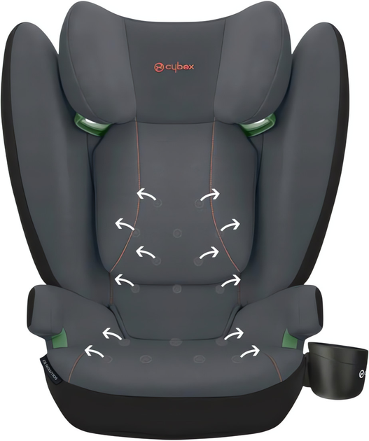 Fotelik samochodowy Cybex Solution B2 i-Fix Steel Grey Silver (4063846370948) - obraz 3