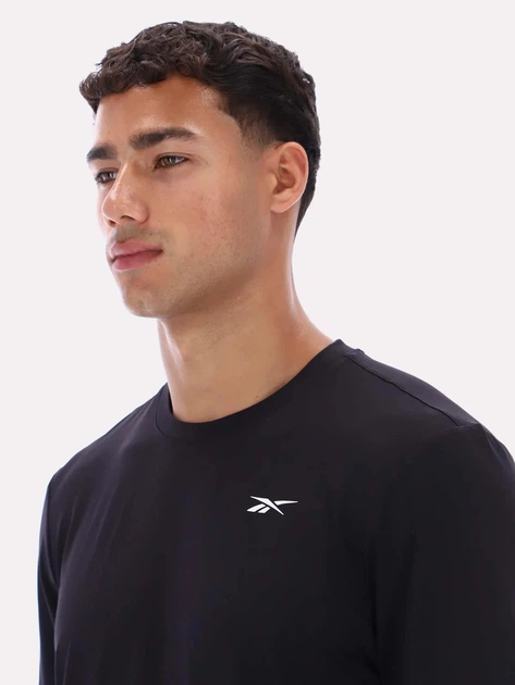 Спортивна футболка чоловіча Reebok Jimmy Standard Fit Tee 100242094 M Чорна (1200175846741) - зображення 3