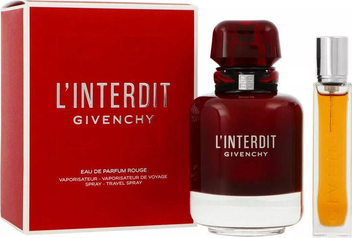 Zestaw damski Givenchy L'Interdit Rouge Woda perfumowana 80 ml + Miniaturka Woda perfumowana 12.5 ml (3274872480827) - obraz 1