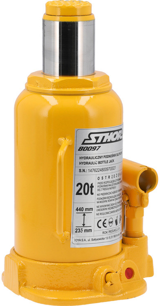 Podnośnik hydrauliczny słupkowy STHOR 20 t 235-440 mm (80097_v) - obraz 2