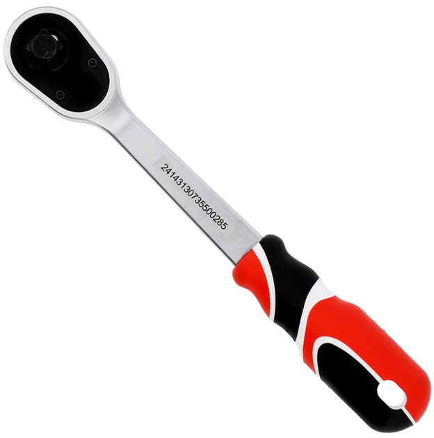Grzechotka YATO 90 zębów 1/2" 256 mm 1000 Nm z prostą rękojeścią (YT-07355) - obraz 2