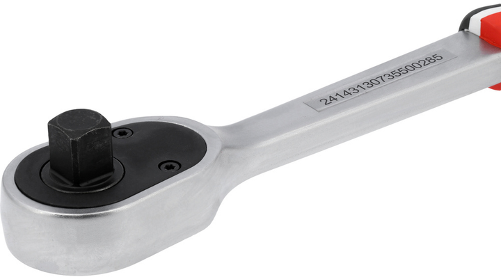 Grzechotka YATO 90 zębów 1/2" 256 mm 1000 Nm z prostą rękojeścią (YT-07355) - obraz 3