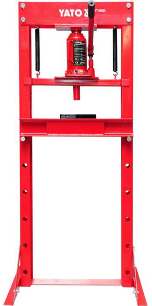 Prasa hydrauliczna YATO ramowa 12 t 0-695 mm (YT-55580) - obraz 2