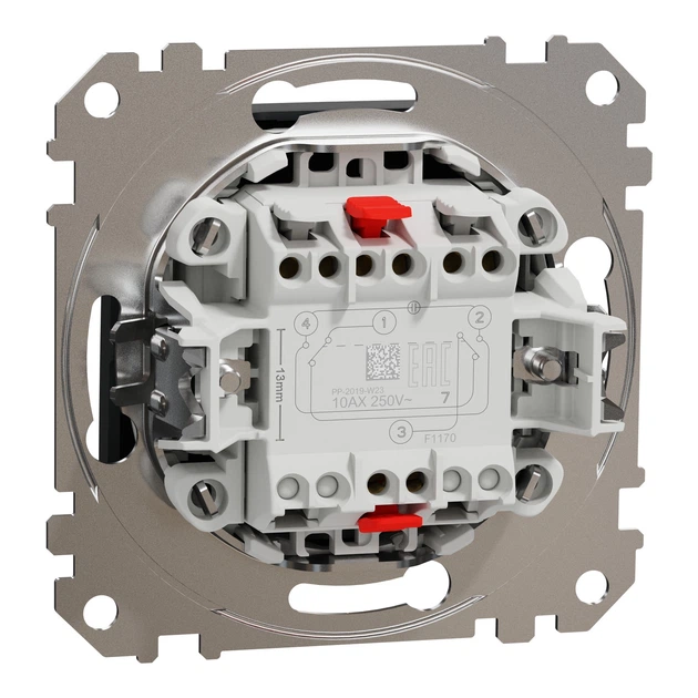 Перемикач перехресний Schneider Electric Sedna Design чорний SDD114107 - Фото 7 Перемикач перехресний Schneider Electric Sedna Design чорний SDD114107 - зображення 7