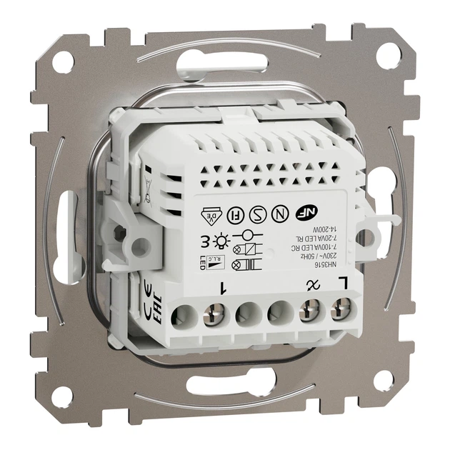 Светорегулятор поворотный Schneider Electric Sedna Design 200 Вт белый SDD111502 - изображение 7