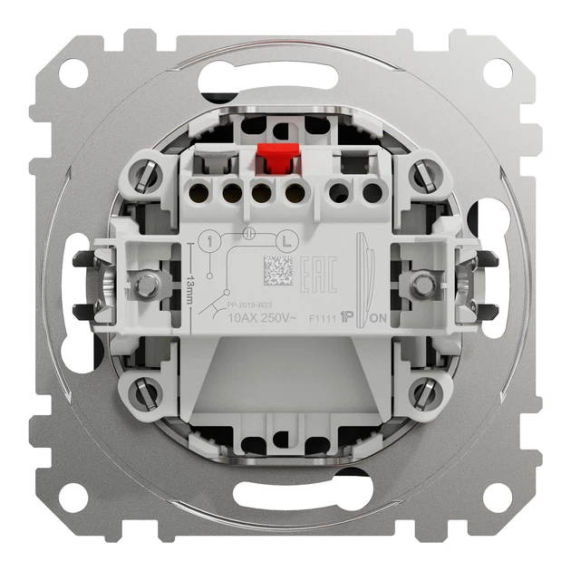 Кнопочный выключатель одноклавишный Schneider Electric Sedna Design чёрный SDD114111 - изображение 8