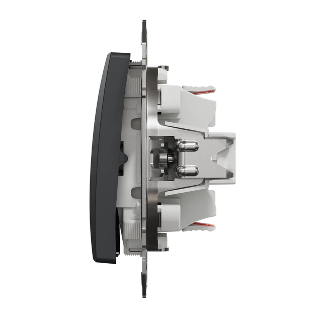 Переключатель двухклавишный Schneider Electric Sedna Design чёрный SDD114108 - Фото 4 Переключатель двухклавишный Schneider Electric Sedna Design чёрный SDD114108 - изображение 4