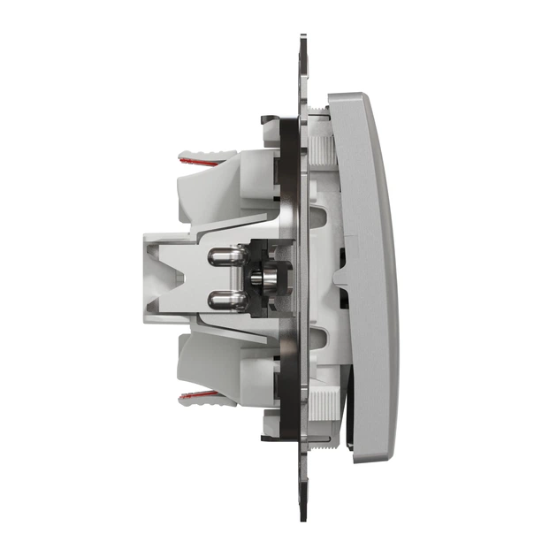 Переключатель двухклавишный Schneider Electric Sedna Design алюминий SDD113108 - изображение 5