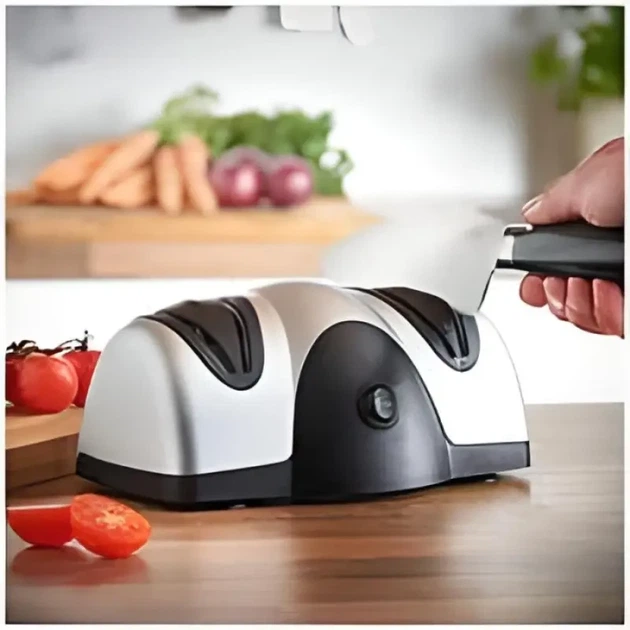 Электрическая ножеточка Knife Sharpener, Кухонная заточка для ножей и ножниц - изображение 2