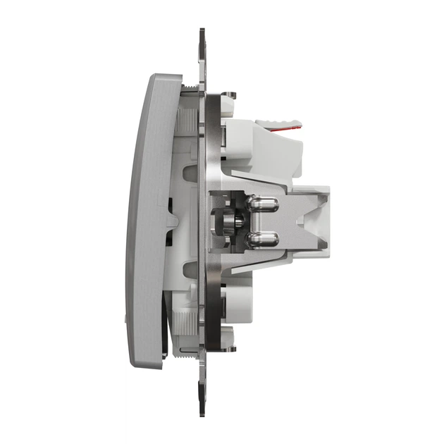 Выключатель одноклавишный Schneider Electric Sedna Design с подсветкой алюминий SDD113101L - изображение 5