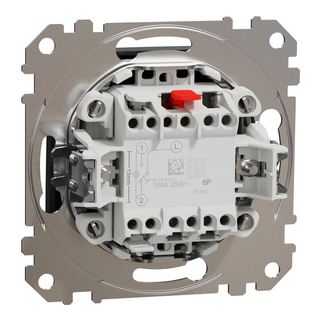 Кнопочный переключатель одноклавишный Schneider Electric Sedna Design чёрный SDD114116 - Фото 8 Кнопочный переключатель одноклавишный Schneider Electric Sedna Design чёрный SDD114116 - изображение 8