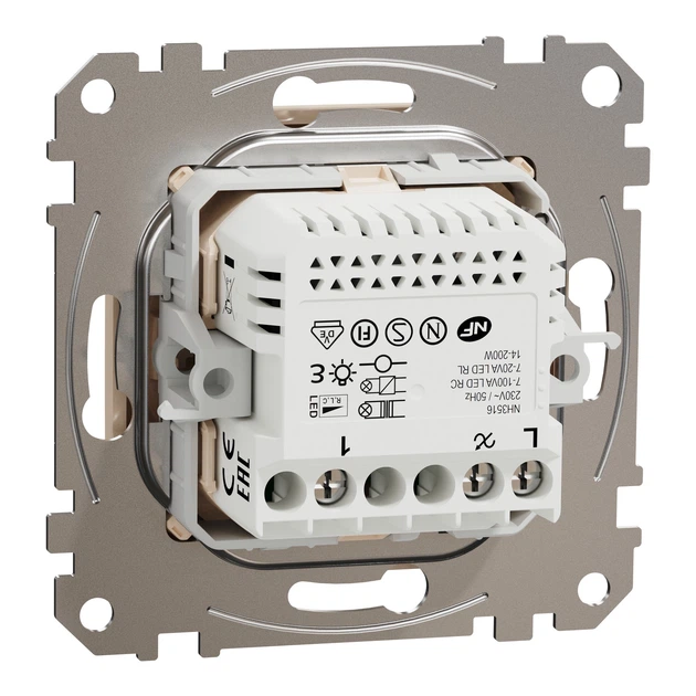 Светорегулятор поворотный Schneider Electric Sedna Design 200 Вт бежевый SDD112502 - изображение 8