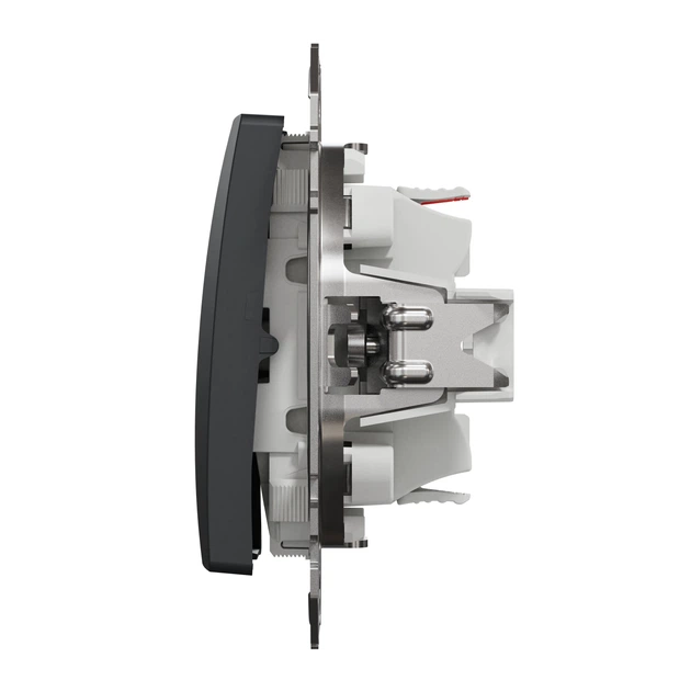 Перемикач одноклавішний Schneider Electric Sedna Design чорний SDD114106 - Фото 2 Перемикач одноклавішний Schneider Electric Sedna Design чорний SDD114106 - зображення 2
