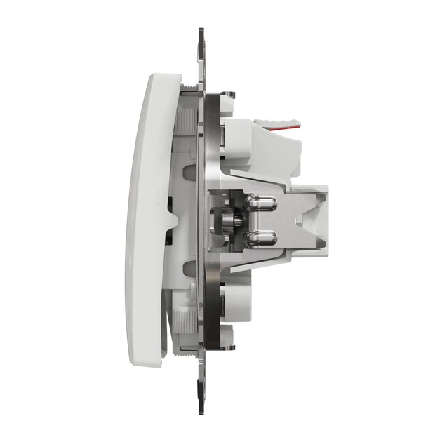 Кнопочный выключатель одноклавишный Schneider Electric Sedna Design белый SDD111111 - изображение 5