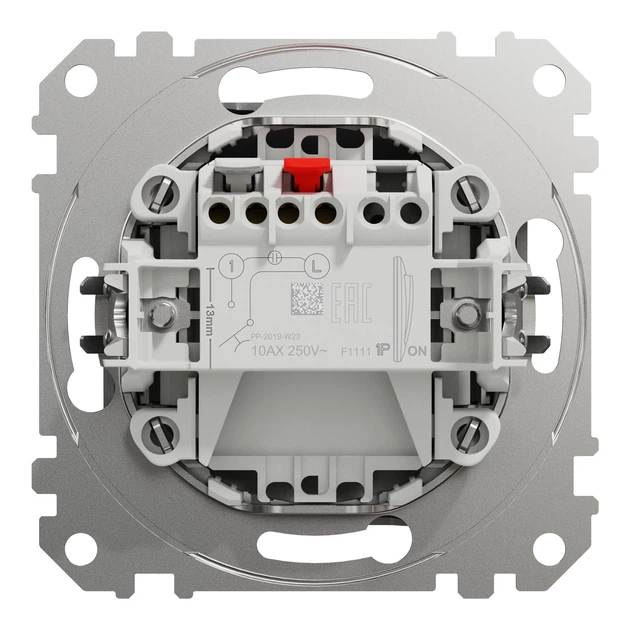 Кнопочный выключатель одноклавишный Schneider Electric Sedna Design алюминий SDD113111 - Фото 7 Кнопочный выключатель одноклавишный Schneider Electric Sedna Design алюминий SDD113111 - изображение 7