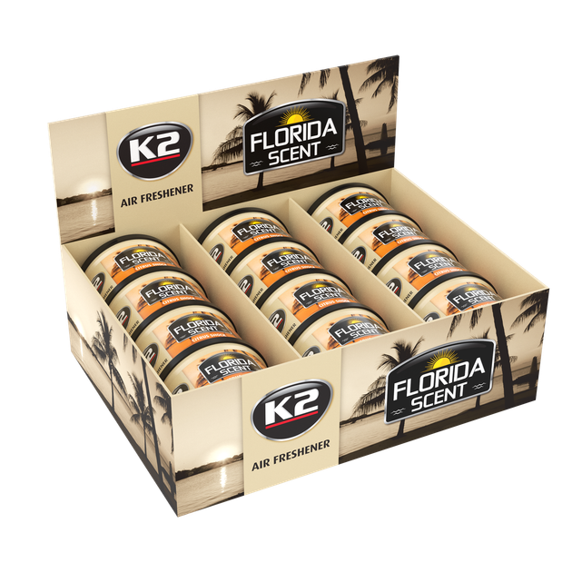 Ароматизатор для салону авто K2 Florida Scent цитрус 42 г (V87GRA) - Фото 6 Ароматизатор для салону авто K2 Florida Scent цитрус 42 г (V87GRA) - зображення 6