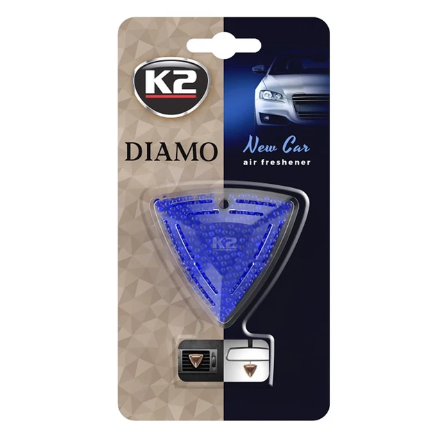 Ароматизатор для салона авто K2 Diamo новый автомобиль 15 г (V88NCA) - изображение 8
