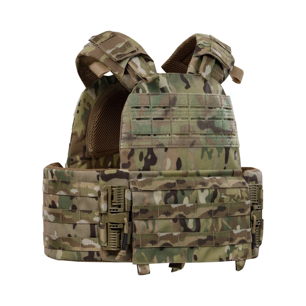 Плитоноска КРУК, система быстрого сброса. Molle. Цвет Мультикам. - изображение 9