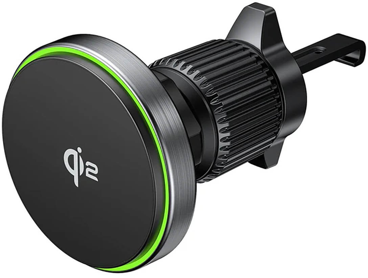 Ładowarka samochodowa Unitek Qi2 Magnetic Wireless Car Charger 15 W Black (P1404ABK01) - obraz 3