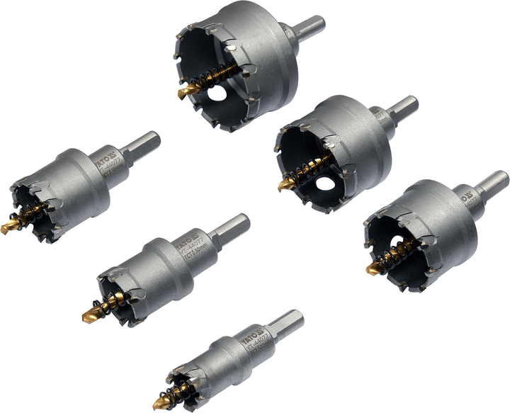 Zestaw otwornic TCT do metalu Yato YT-44077 6 szt (5906083095887) - obraz 3