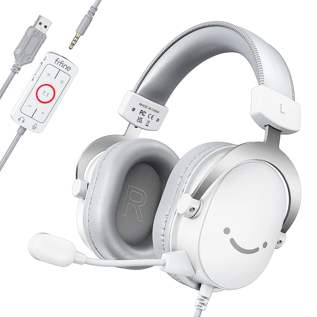Fifine H9W Gaming (7.1 CH) — ігрова гарнітура з віртуальним 7.1 Surround - зображення 3