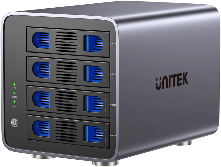 Зовнішня кишеня Unitek для SSD/HDD 4 x SATA 2.5"/3.5" (S1301AGY01-EU) - зображення 1