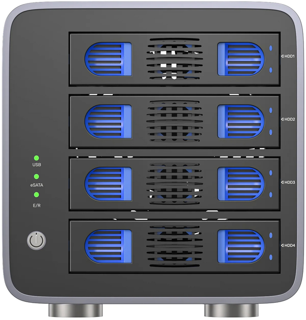 Зовнішня кишеня Unitek для SSD/HDD 4 x SATA 2.5"/3.5" (S1301AGY01-EU) - зображення 4