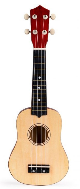 Gitara ukulele dla dzieci EcoToys 4 struny MF019F NATURAL (5903769975815) - obraz 1