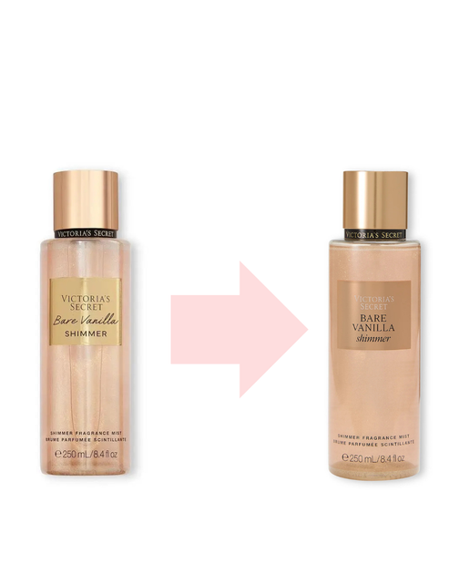 Парфюмированный спрей с шиммером Victoria's Secret Bare Vanilla Shimmer Fragrance Mist 250 мл - изображение 2