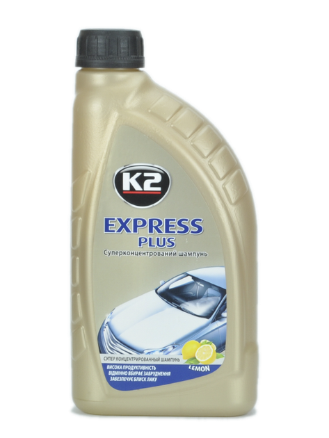 Автошампунь с воском K2 Express Plus желтая бутылка 1 л (EK1410) - изображение 4