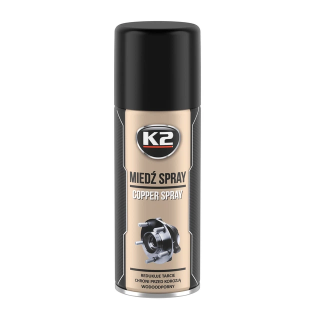 Мастило рідке мідне високотемпературне K2 PRO COPPER SPRAY аерозоль 400 мл (W122) - зображення 8