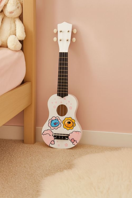 Gitara ukulele dla dzieci EcoToys 4 struny MF019G (5905817007172) - obraz 11