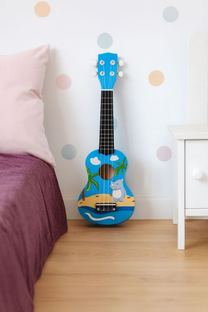Gitara ukulele dla dzieci EcoToys 4 struny MF019H (5905817007189) - obraz 11