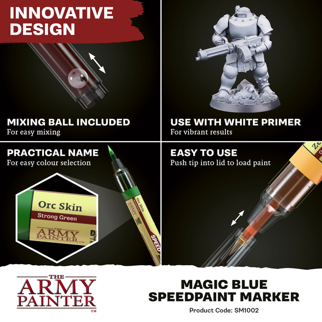 Маркер The Army Painter Speedpaint 2.0 Marker - Purple Swarm (5713799100725) - зображення 5