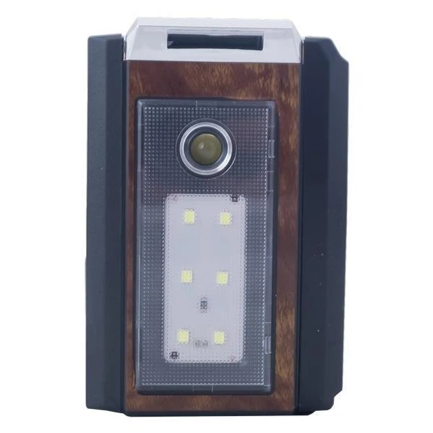 Радиоприемник Golon RX382 БТ Bluetooth аккумулятор фонарик Коричневый - изображение 3