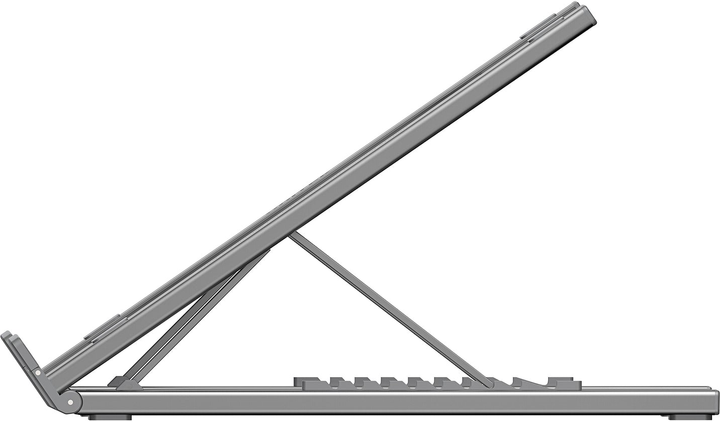 Podstawka pod laptopa Unitek USB-C with Docking Station Silver (D1137AGY01) - obraz 3