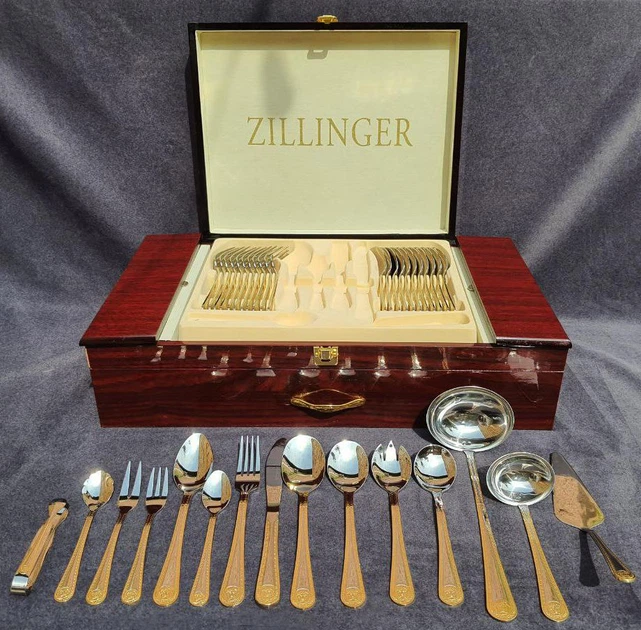 Набор столовых приборов Zillinger ZL-710GS Versace 72 предмета в