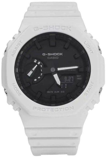 Zegarek męski Casio G-SHOCK Limited Edition White GA-2100-7AER - obraz 1
