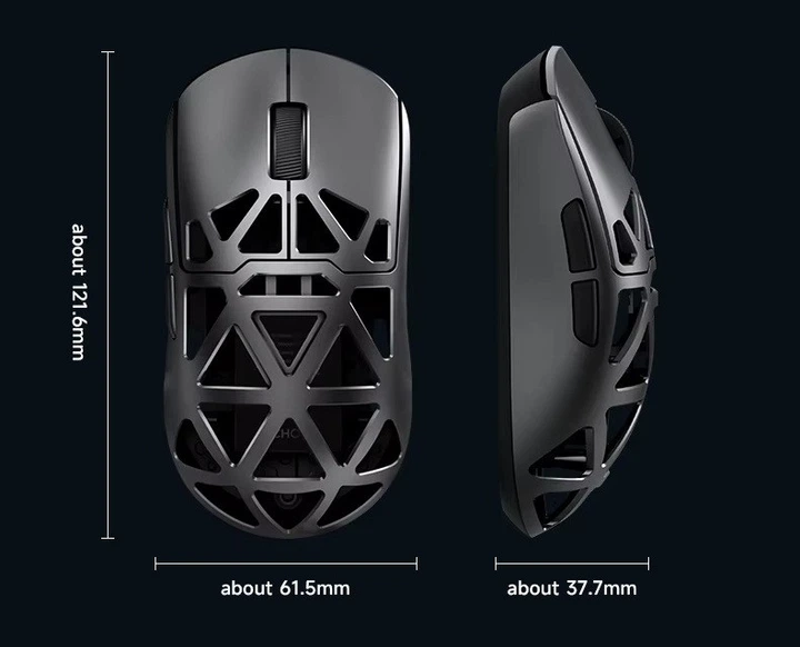 Мышь беспроводная игровая из магния MCHOSE AX5 V2 PixArt PAW3950