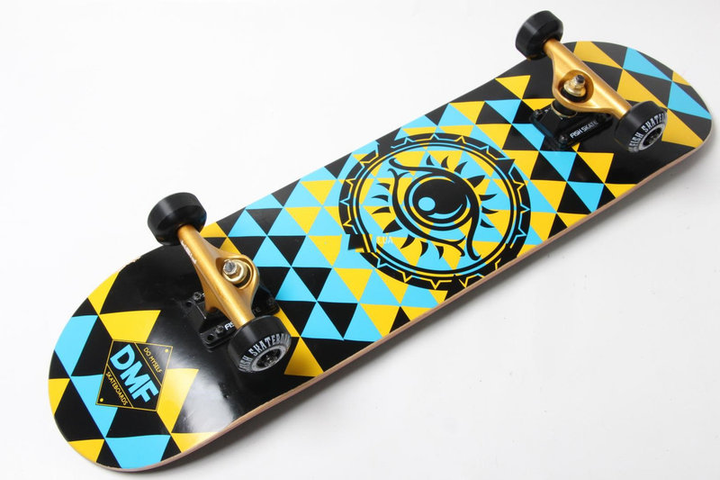 Скейт деревянный от Fish Skateboard скейтборд Глаз Канадский клен ...
